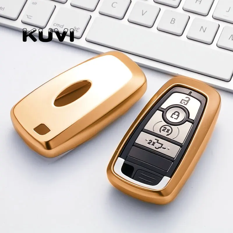 Мягкий чехол из ТПУ с дистанционным управлением без ключа для Ford 2018 EcoSport Lincoln 2017 MKC