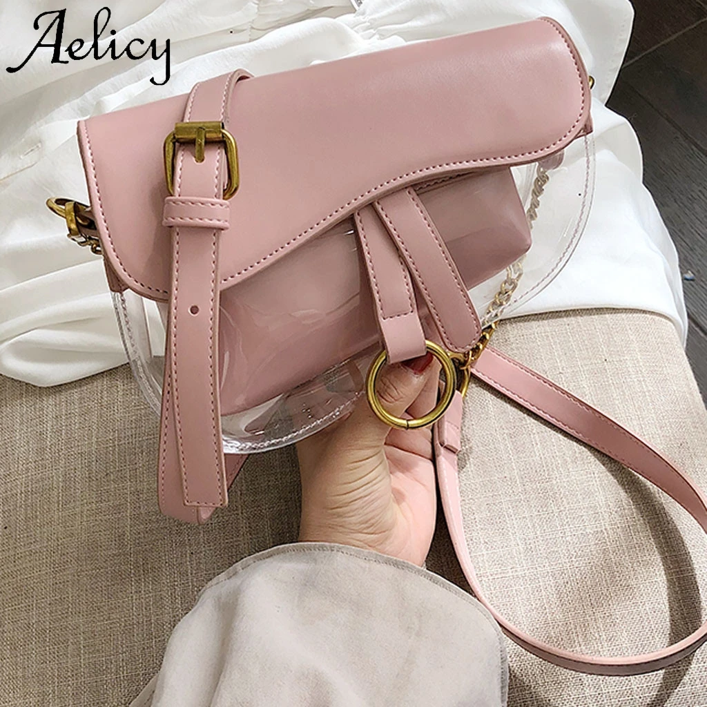 Aelicy женская модная сумка через плечо однотонная мессенджер Повседневная простая