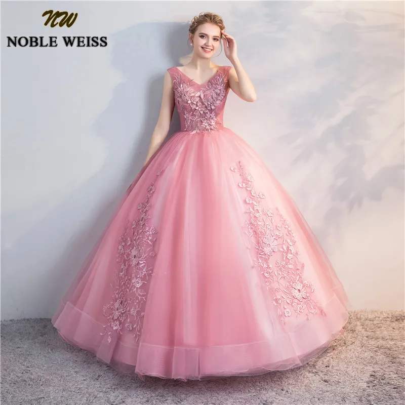 Благородный WEISS 2019 Vestido Дебютант пышные платья сексуальное бальное платье с