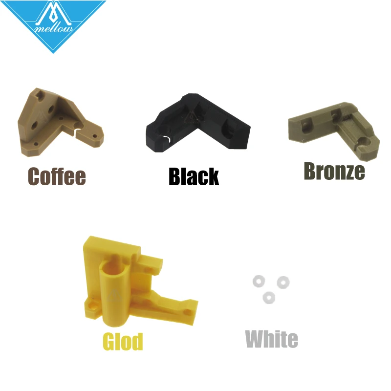 Красочные Reprap i3 Rework 3d принтер PLA требуется PLA Пластиковые части набор печатных деталей Mendel i3