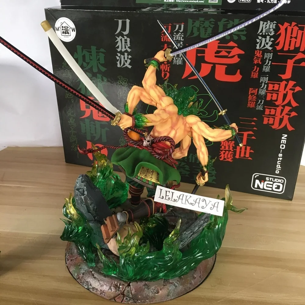 1 шт. Аниме One Piece GK Roronoa Zoro asurdonquixote Doflamingo с диваном Ver. Масштаб 1/6 ПВХ экшн фигурки