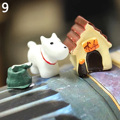 9 3 шт. кукольный домик бонсай ремесло микро пейзаж DIY цветочный горшок миниатюрное украшение садовое украшение миниатюрное сказочное садовое Украшение DIY - Цвет: 9