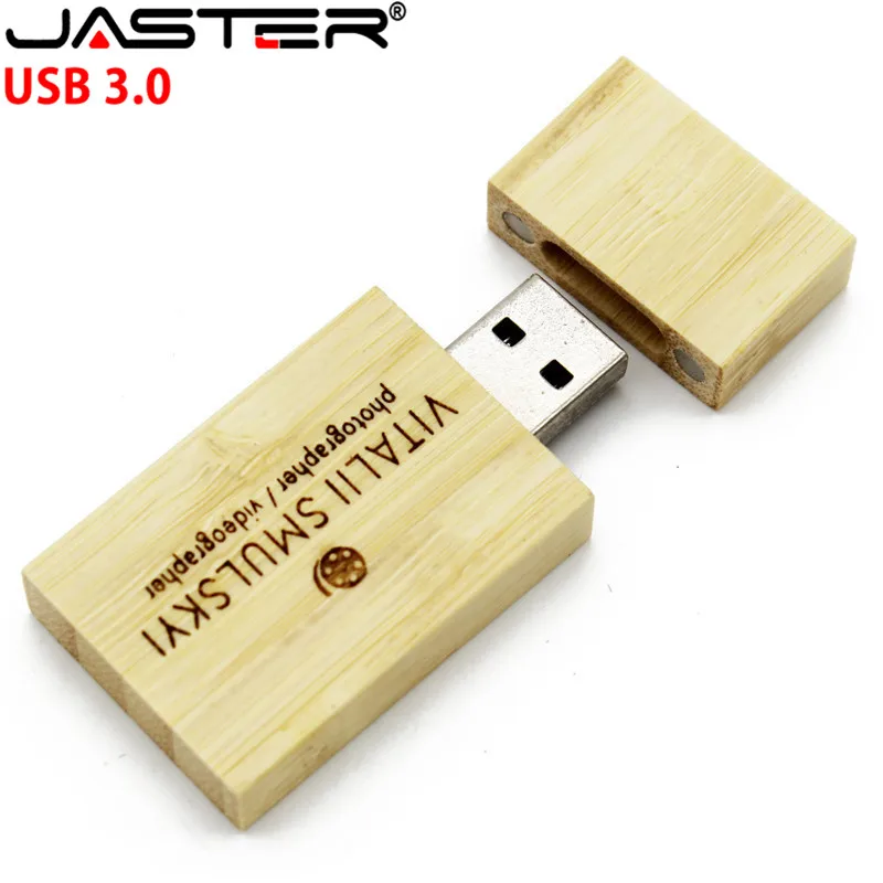 USB-флеш-накопитель JASTER деревянный с логотипом 4/8/16/32 ГБ | Компьютеры и офис