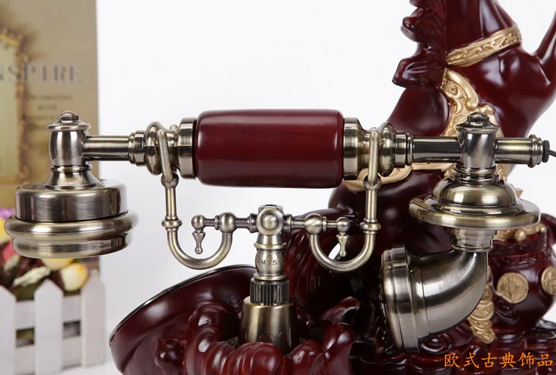 Are European antique phone telephone retro luxury villa home garden set Decoration classical ID backlit | Дом и сад