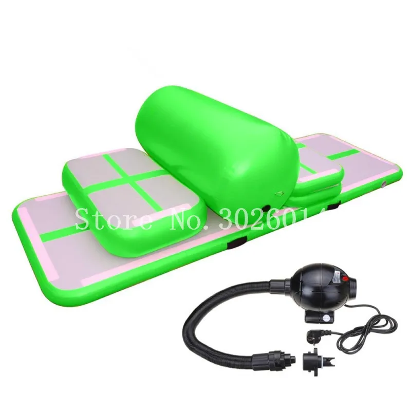 

Free Shipping Door To Door A Set (6 Pieces) Inflatable Gym Airtrack Tumbling Yoga Mat Air Trampoline Track For Children