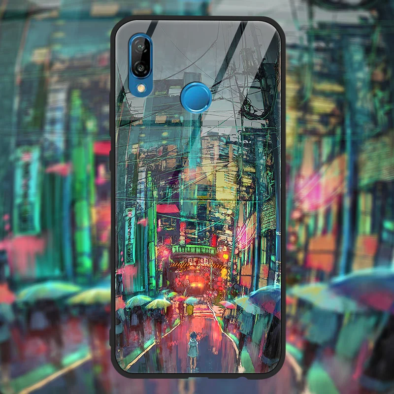 Закаленное стекло для huawei P9 P10 P20 P30 Plus Lite Pro P Smart mate 9 10 20 для Honor 8X9 10 Lite Y6 Y9 TPU мягкий чехол
