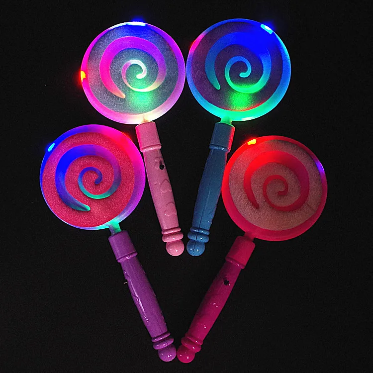 

1pcs luminous lollipop fairy sticks flash children toy princess magic bar gift