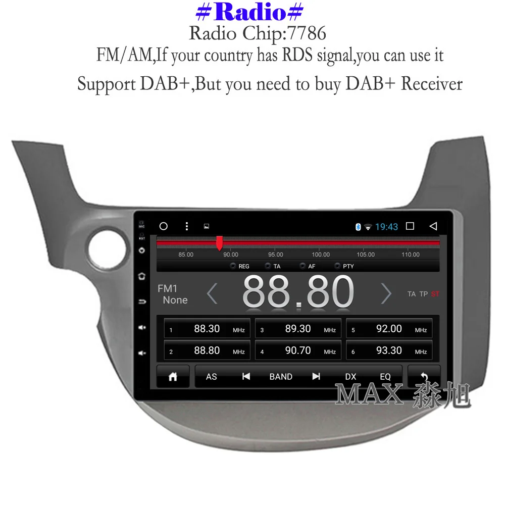 Макс 2G RAM 32G ROM Android 8.1.0 автомобильный DVD для Honda Fit/Jazz 2006-2013 радио RDS 4G WiFi SWC GPS