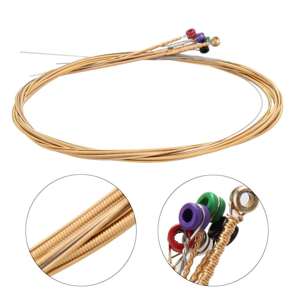 Новый ОПЫТ-16 Гитарной Струны Набор Бронза Материал Музыкальный Струнный