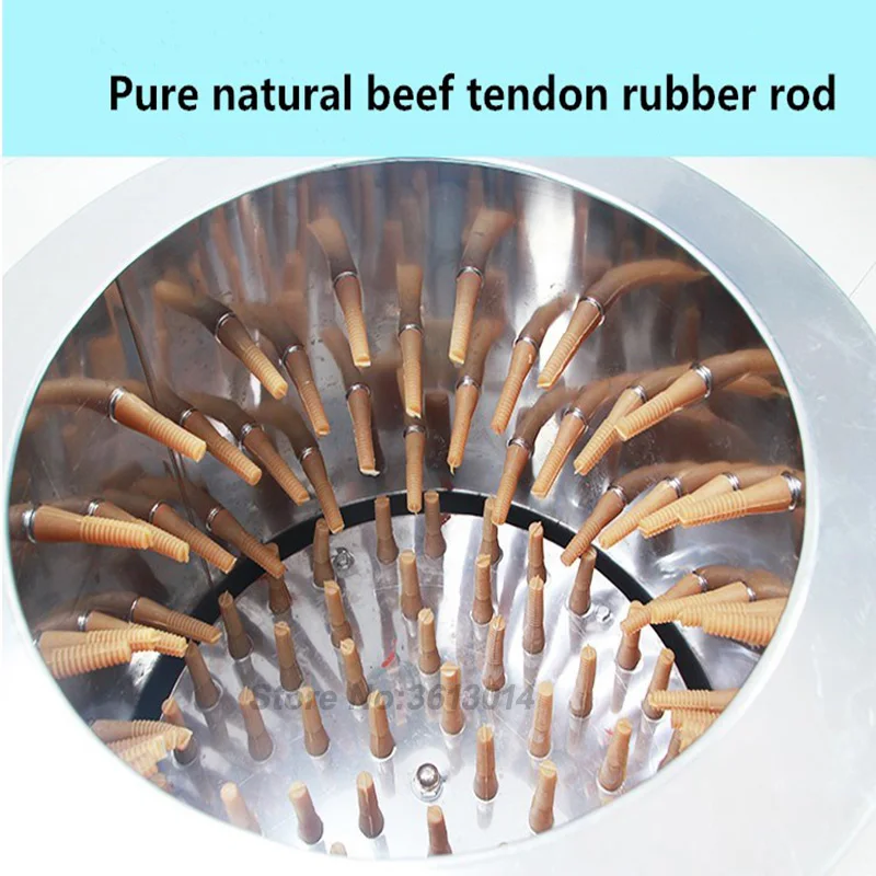 Лучшая цена автоматическая машина для выщипывания птицы удаление волос куриной