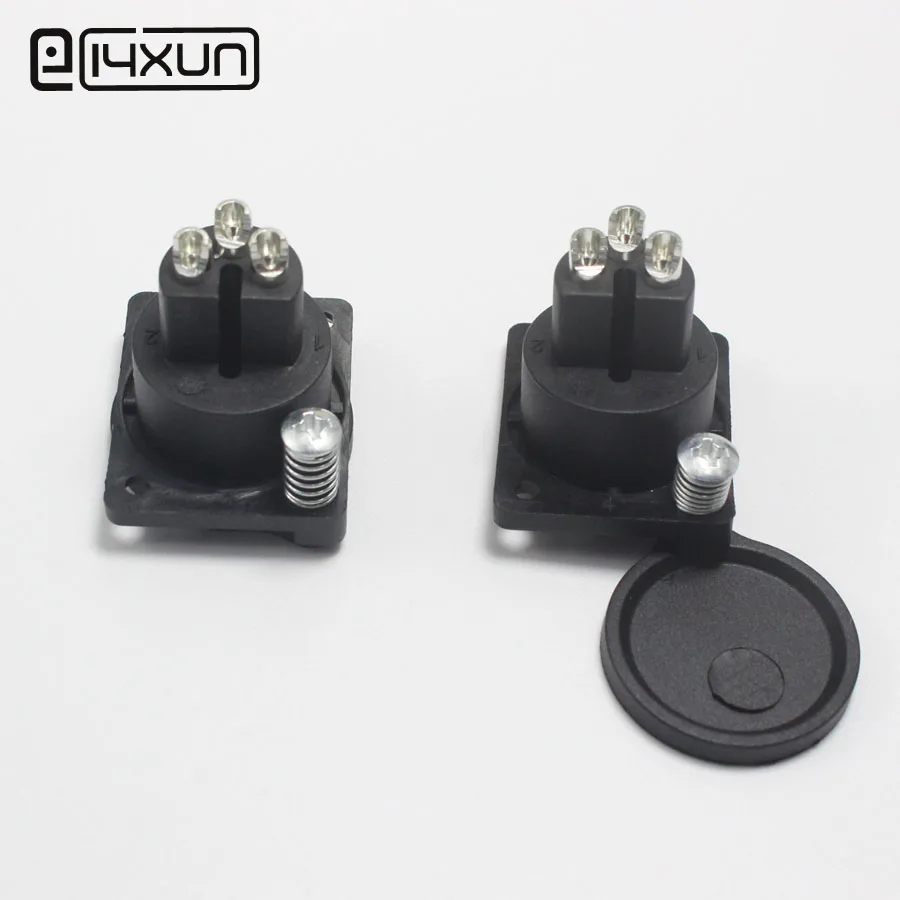 Eclyxun 1 шт. 3 контактный разъем XLR гнездовая панель крепление на корпус розетка с