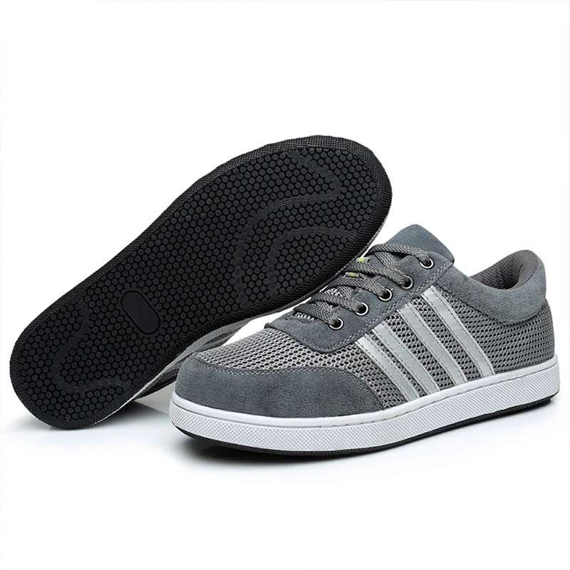 Женская рабочая обувь со стальным носком защитные ботинки противоскользящие