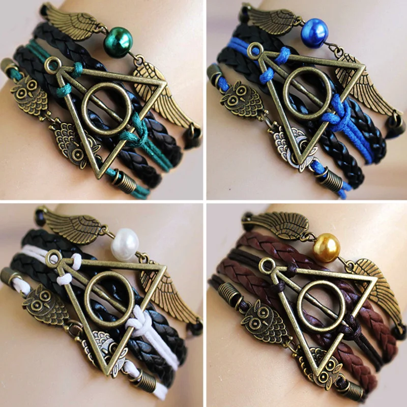 

NEW Owl Wing Dream infinity Bracelet women Charms Bracelet girls boys gift