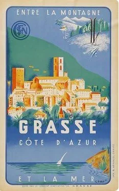Cote Dɺzur Coast Railway French France Tour Travel Retro Poster Canvas Painting DIY Wall Paper Posters Home Decor Gift | Дом и сад