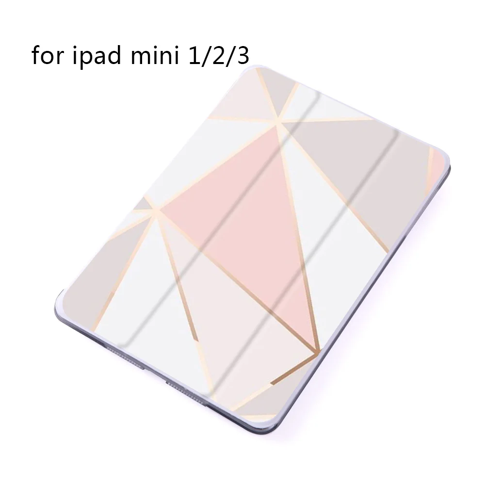 Милый Летний Магнитный чехол-книжка с листом для Apple iPad 9,", Чехол для iPad Air 2 Mini 4 из искусственной кожи, складной чехол-книжка для планшета с функцией автоматического пробуждения - Цвет: B200079-mini123