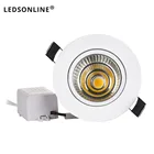 Новинка, миниатюрный Светодиодный точечный светильник с COB матрицей, 3 Вт, 5 Вт, 10 Вт, точечный светильник с регулируемой яркостью, лучший светильник для потолка, дома, офиса, гостиницы, 110 В, 220 В