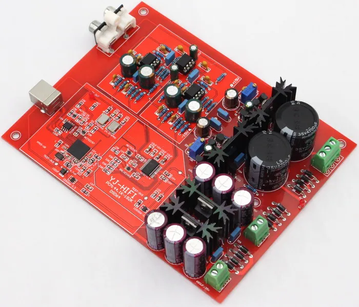 YJ0098 XMOS U8 + WM8741 USB декодер|Усилители мощности| |