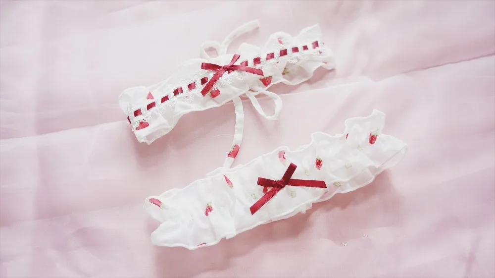 Sexy Lingerie Set Kawaii Strawberry Uniform Temptation Erotic Underwear Costume Cosplay Women Cute Embroidery Camisole Outfit |