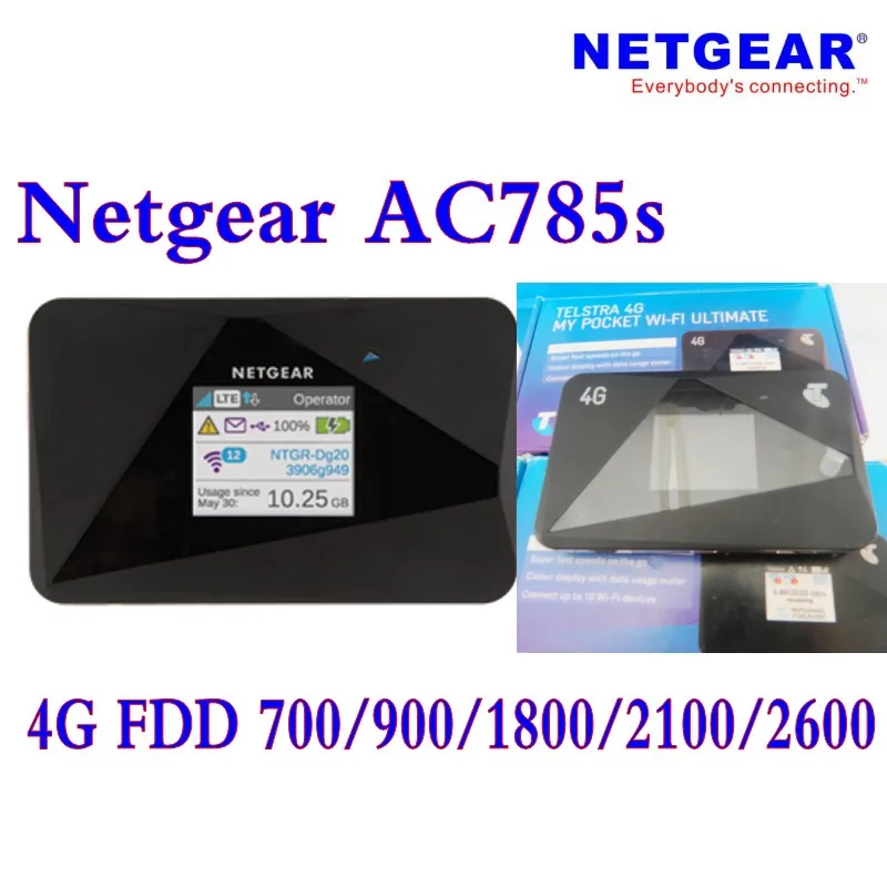 Разблокированная Мобильная точка доступа Netgear AirCard 785S (плюс 2 антенны) LTE