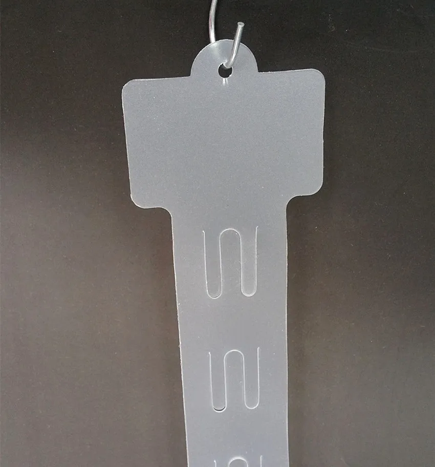 

L 610mm Plastic Clear PP Retail Hanging Merchandising Products Clip Strip 12pcs Products Display In Supermarket Store 4000pcs