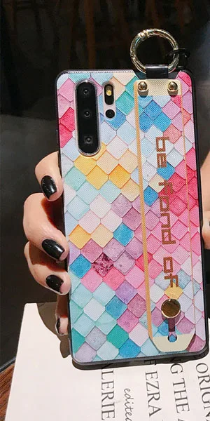 case only Задняя крышка для huawei P30 P20 Lite Pro чехол s Honor 10 Lite 8X mate 10 20 lite чехол Nova 4 задняя крышка чехол девушка женщина ожерелье - Цвет: case only
