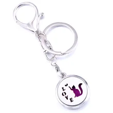 Брелок для ключей Love Cat из нержавеющей стали брелок медальон