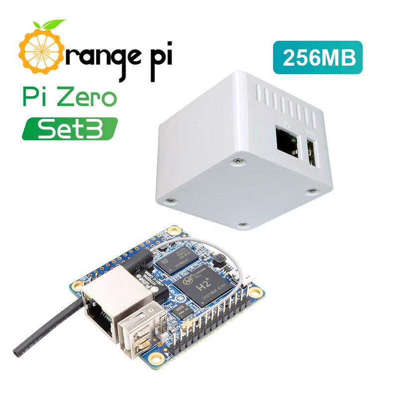 Чехол Orange Pi Zero 256 МБ + защитный белый чехол работает на Android 4 Ubuntu изображение