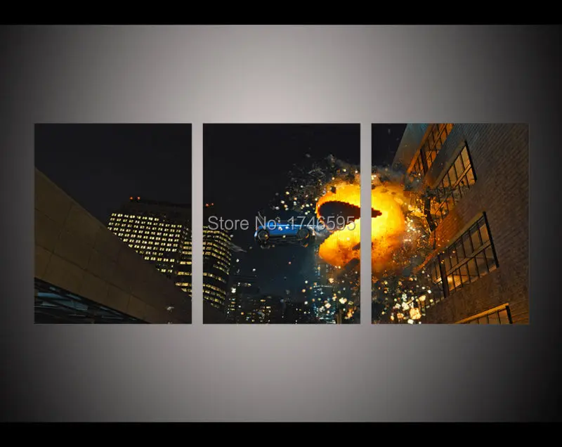 

40x50 см x 3 шт. Современный домашний декор настенное искусство детский Декор пленка пикселей фильм плакат настенное Искусство Печать Картина ...
