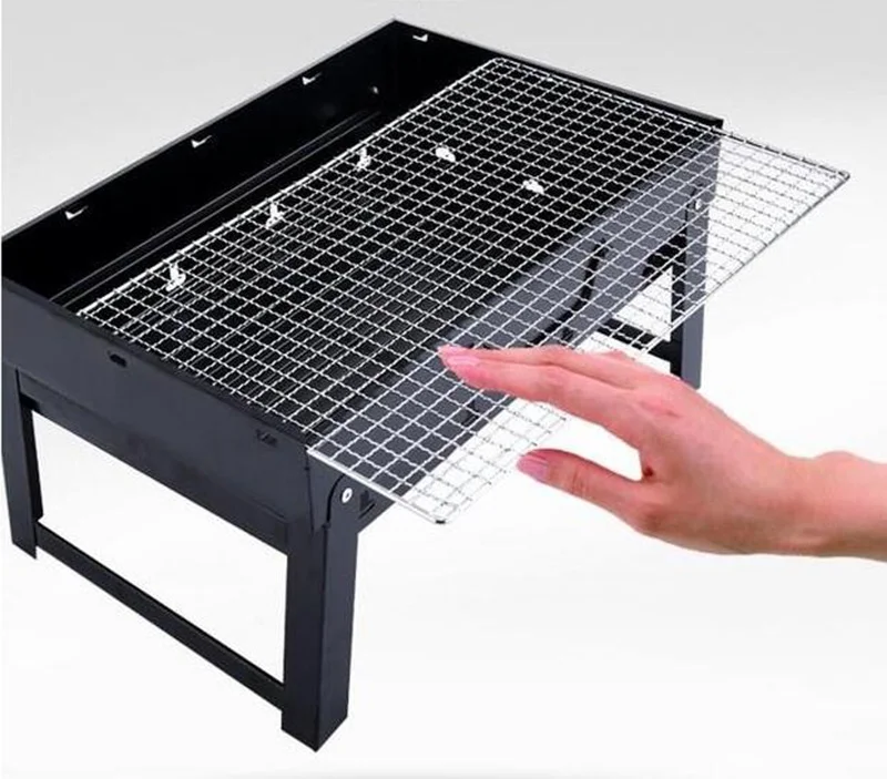 Гриль для барбекю хлебобулочная уличная плита на 2 персоны складные инструменты