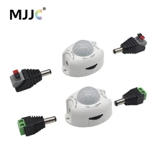 Interruptor de luz con Sensor de movimiento, Detector de movimiento automático, tira de luz LED, PIR, 12V, 5V, CC