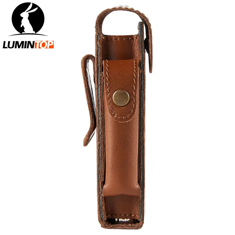 LUMINTOP Genuine leather Portable Flashlight and 18650 Battery Holster | Lighting Accessories