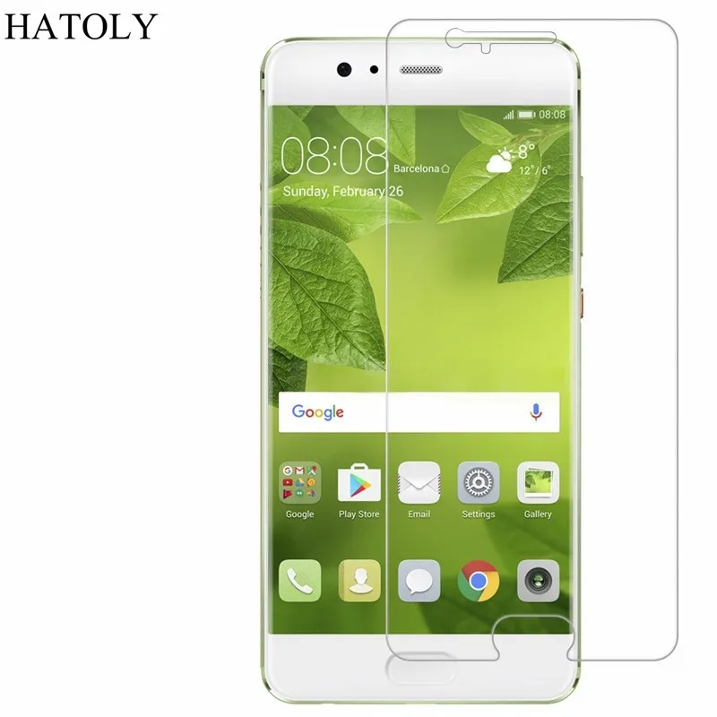 2 шт стекло для Huawei P10 Закаленное протектор экрана ультра тонкий полный клей