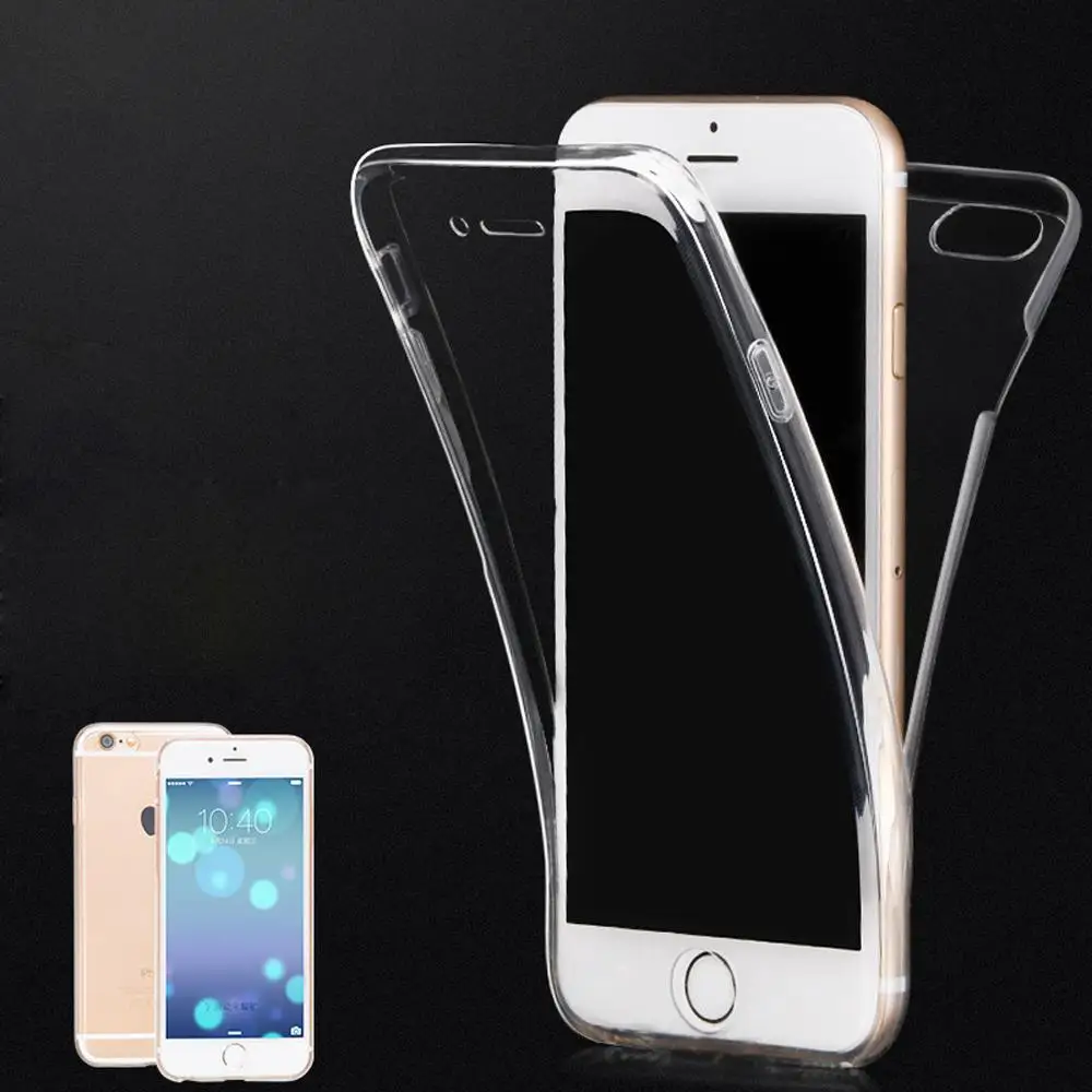 360 Полный Чехол для iPhone 7 5S 5 SE 6 6s 8 Plus X XR XS максимальный чехол Силиконовый ТПУ