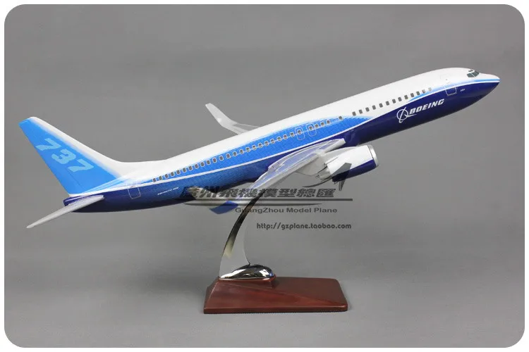 47 см смолы прототип модель самолета Боинг 737 800 с трёхмерными чертёжами B737