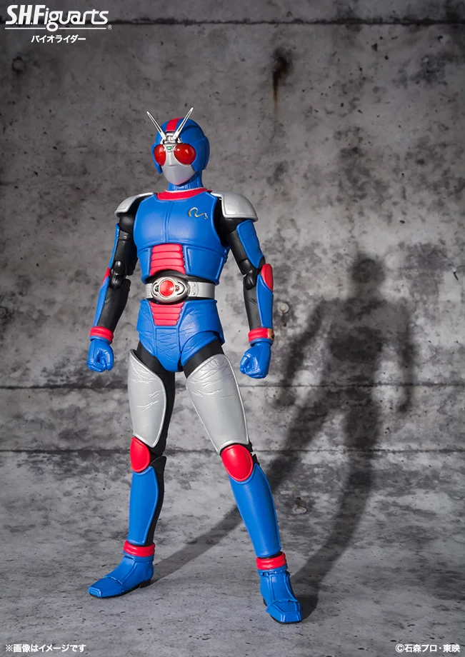 PrettyAngel Подлинная Bandai Tamashii нациями S. H. Figuarts маска Райдер черный RX биоридер