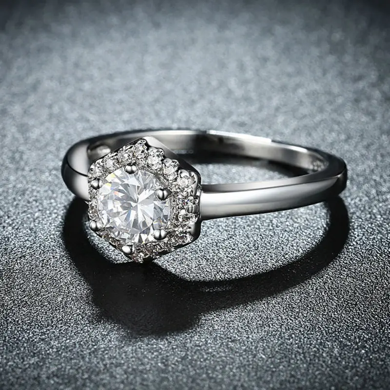 2017 оптовая продажа модные кольца из искусственного циркония с инкрустацией в