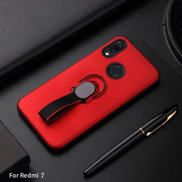 For Xiaomi Redmi Note 4 4X 5 6 7 Pro S2 Y3 Case Car Holder Magnetic Ring Bracket Rugged Armor Mi8 Mi9 Cover | Мобильные телефоны и