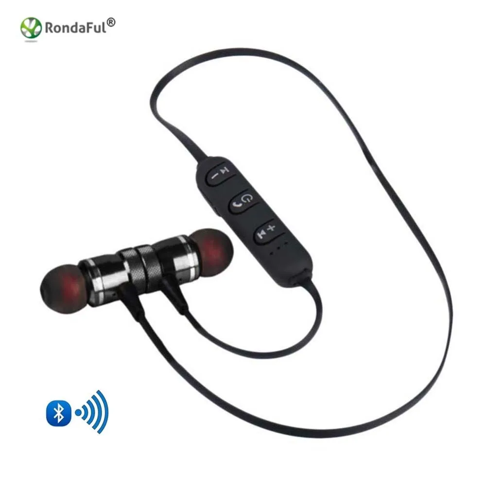 Новые магнитные динамик металлический спортивные bluetooth наушники стерео Super Bass