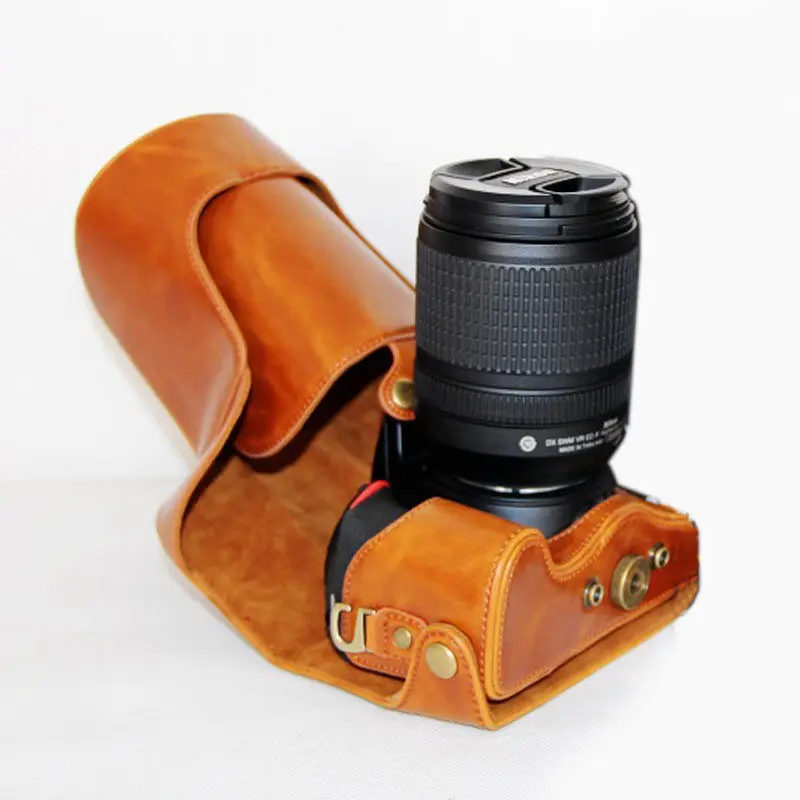 PU Leather Camera Case Bag For Nikon D5100 D5200 D5300 | Электроника