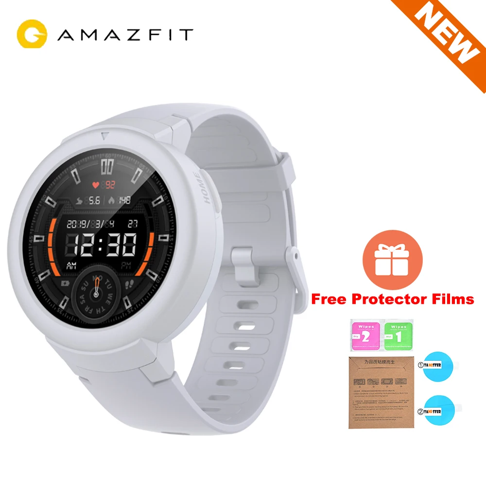 [] умные часы Huami AMAZFIT Verge Lite Bip 2 gps IP68 Водонепроницаемые многофункциональные спортивные умные часы трекер здоровья