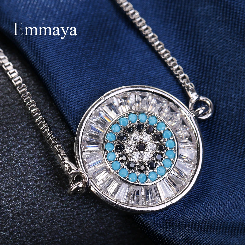 EMMAYA, новая мода, регулируемые браслеты для женщин, кристалл, шарм, свадебный браслет, вечерние ювелирные изделия, подарок другу
