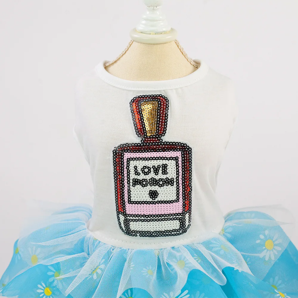 

Cotton Pet Dress Girl Dog Clothes Puppy Dress For Small Dog
