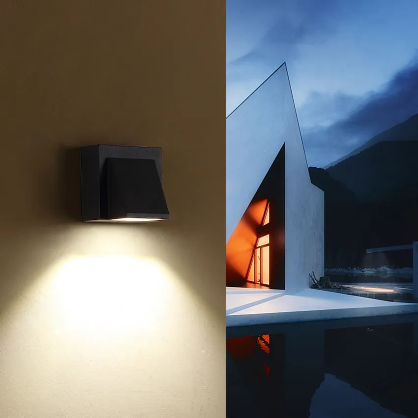 3W LED Wall Light Outdoor Waterproof IP65 Modern Indoor Lamps Living Room Porch Garden Lamp AC85-265V AT-01 | Лампы и освещение
