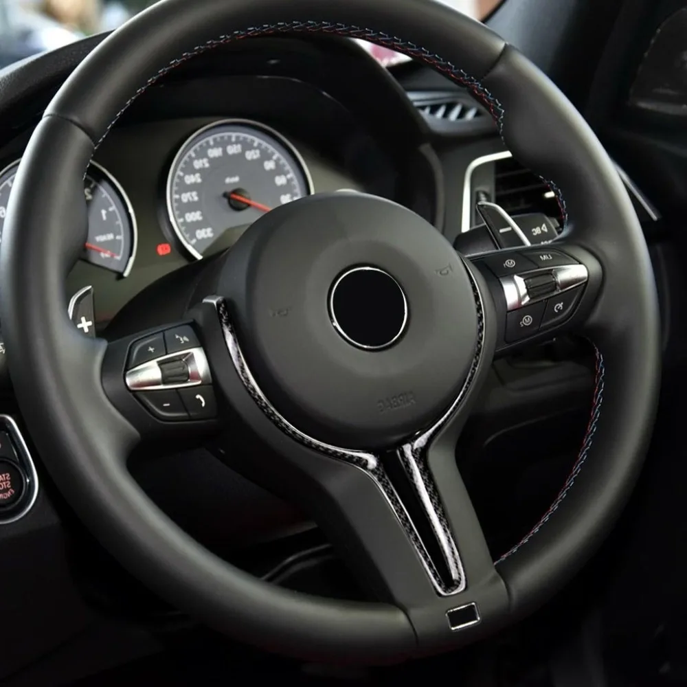 Сменная накладка на руль только из углеродного волокна для BMW M2 F87 M3 F80 M4 F82 M6 F06 F12 F13