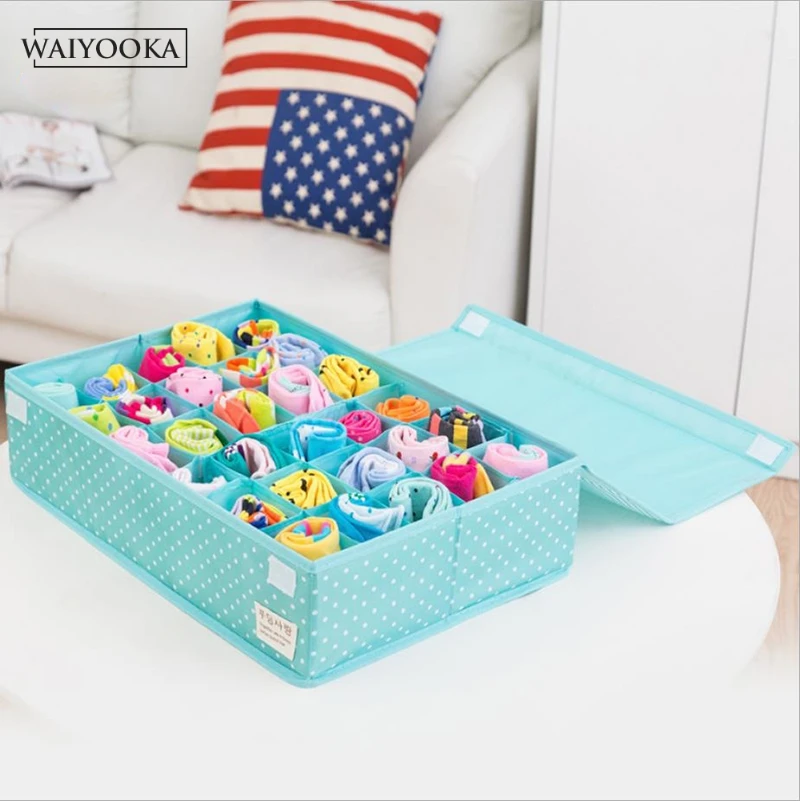 30 ящик с сеткой ящики органайзеры для нижнего белья домашняя женская одежда