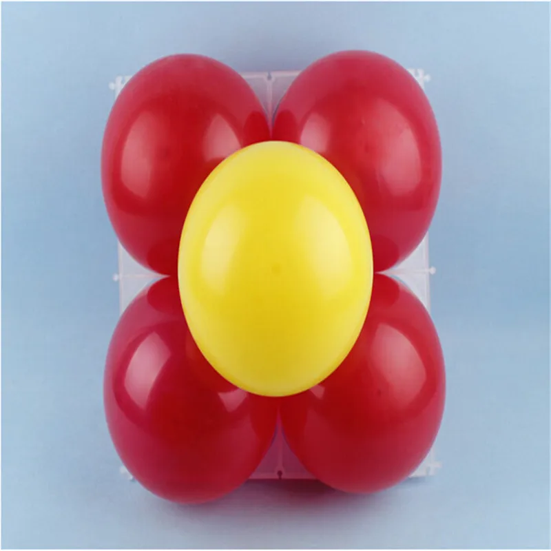 Новинка 2017 балон гелий 20 шт./лот воздушные шары сетки 4 отверстия пластик для