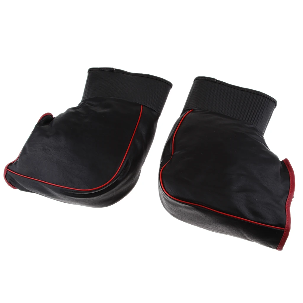 

Perfeclan Motorcycle Scooter Outdoor Waterproof Winter Handlebar Muffs