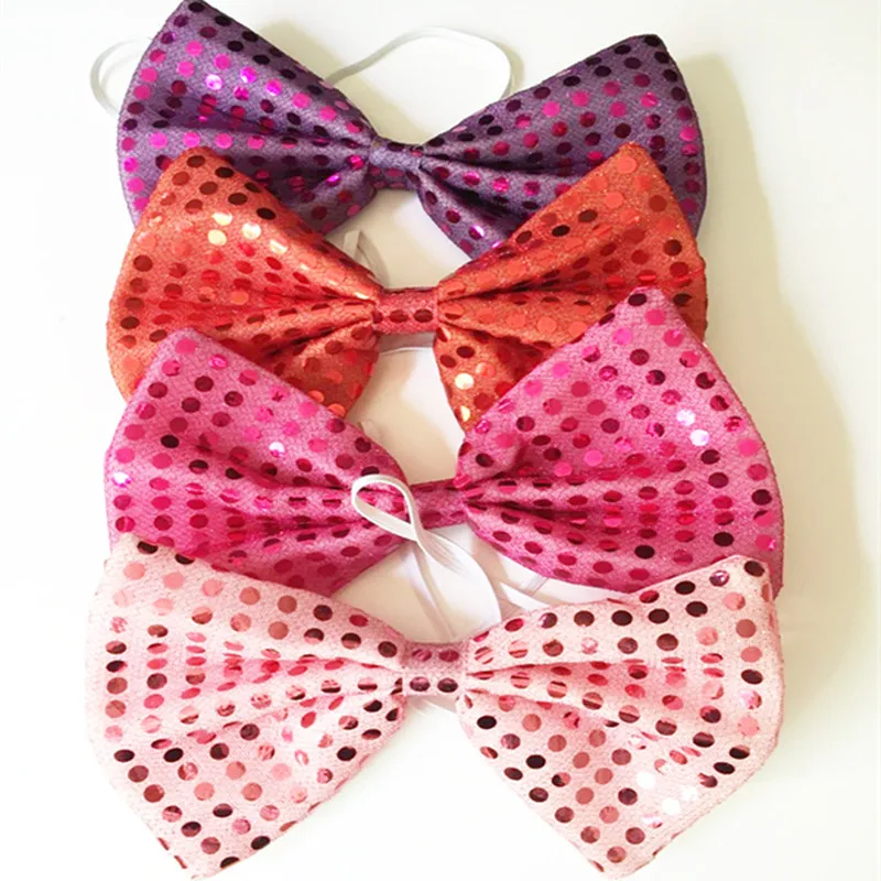 1 шт. Рождественский галстук бабочка в виде клоуна с блестками головная повязка