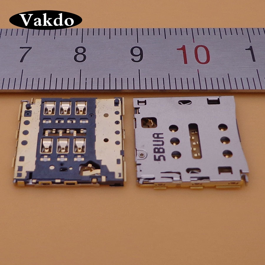 2 шт./лот Новинка гнездо sim-карты держатель лотка Слот Замена разъема для huawei G7 P7 C199 P7-L07 L09 L05 L00 запасных частей