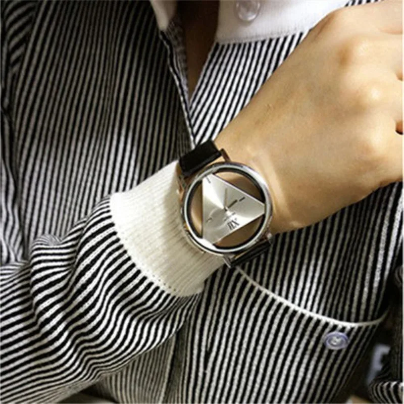 2018 Горячая Распродажа кожаный ремешок из нержавеющей стали спортивные